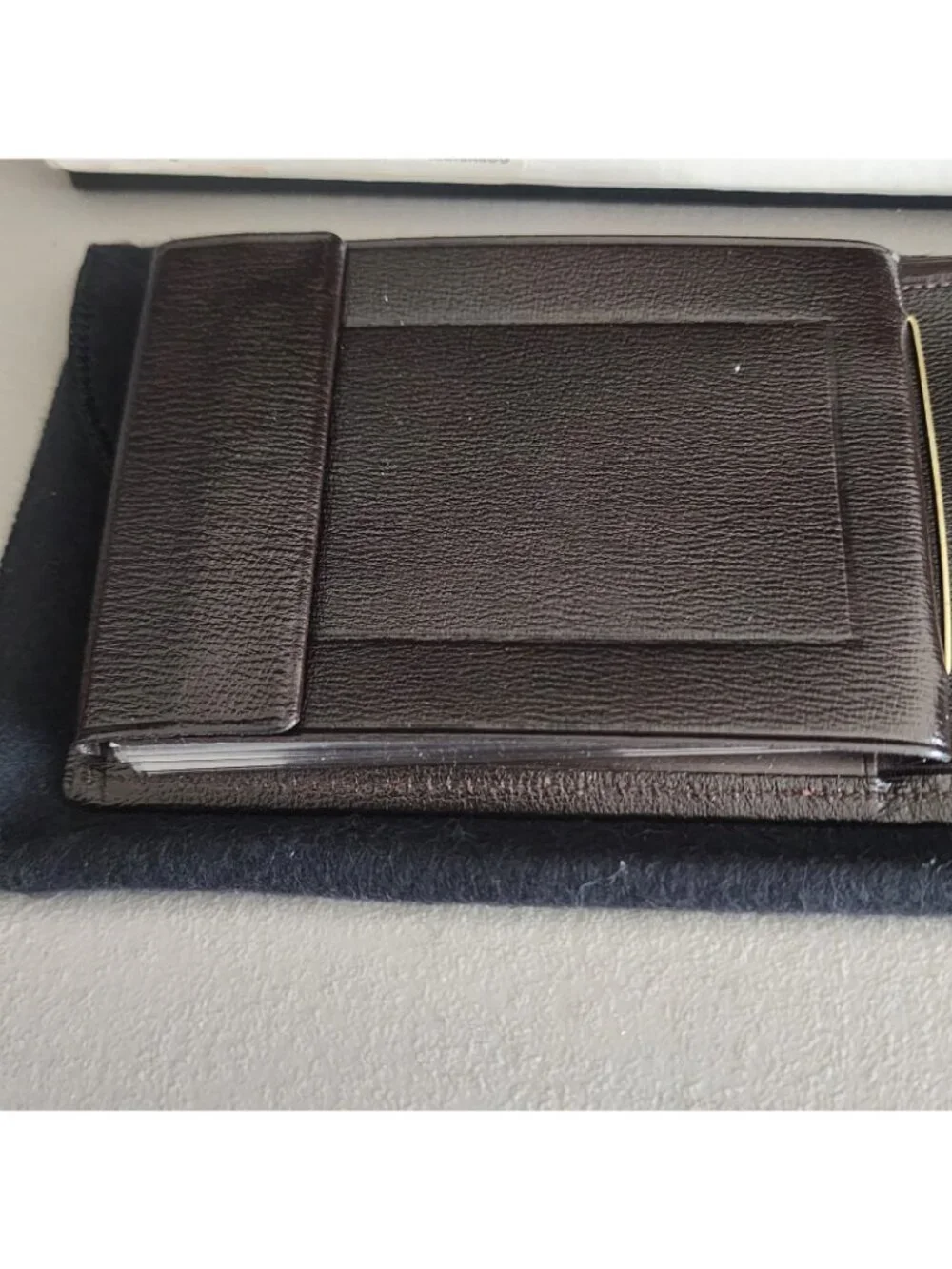 Vintage SWANK Grand Prix Men’s Wallet - Genuine Kangaroo Leather - Black -...